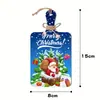 Venta Caliente Transfronteriza Nuevas Decoraciones de Madera Colgantes de Navidad Bandeja de Comida de Madera Creativa DIY Fábrica al por Mayor