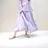 Falda Nueva de Botón Floral 2026 para Mujer, Primavera/Verano, Tejido Sedoso, Brillo Metálico, Adelgazante, Con Caída, Longitud Media