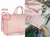 Fábrica de Guangzhou Spot Amazon Viaje Conveniente Bolsa de Ropa de Mano Bolsa Duffel Grande de Cuero PU Moda para Mujer