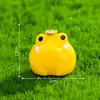 Micro-Paisaje de Musgo Rana Linda con Corona Partículas Lindas Jardinería Paisajismo DIY Accesorios Decorativos Botella Ecológica Adornos Pequeños