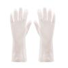 Guantes de Tareas Domésticas Translúcidos, Blancos para Lavandería Impermeables de Plástico Caucho para Limpieza del Hogar Antideslizantes Resistentes al Desgaste para Lavar Platos de Cocina
