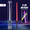 Espada luminosa espada telescópica menino pequeno espada laser bastão fluorescente barraca brinquedo luminoso quente Katana fabricante atacadista