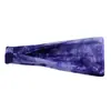 Faixa de Cabelo Tie-Dye de Aba Larga Europeia e Americana para Celebridades da Internet Faixa de Cabeça Esportiva de Corrida Fitness Feminina Lenço de Cabeça de Alta Resistência Antiderrapante Absorvente de Suor