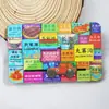 2026 Nuevo Modelo Imanes para Refrigerador de Monumentos de Ciudades Chinas Yunnan Shenyang Hong Kong Guangzhou Souvenirs Turísticos Culturales y Creativos