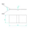 Conector de lengüeta para batería de litio alta corriente alta potencia celda única lámina compuesta de cobre-aluminio lámina de aluminio soldadura láser barra colectora de cobre-aluminio