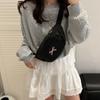 Bolsa de Peito 2025Ins Moderna Esportiva Casual Bolsa de Ombro Bolsa para Celular Estudante Versátil Fashion Leve Nylon Transversal para Mulheres