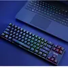BAJEAL k71 cable desmontable enchufe tipo C interruptor azul teclado mecánico gaming profesional iluminación deslumbrante venta al por mayor venta directa