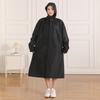 Capa de Chuva Estilo Corta-Vento Peça Única, Longa para Caminhadas ao Ar Livre, À Prova de Chuva Forte, Poncho Estilo Corta-Vento Espessado e Alongado para Homens e Mulheres