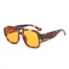 Nuevas Gafas de Sol Casuales de Moda con Doble Puente Gafas Unisex Protección Solar para Deportes al Aire Libre Gafas de Sol Personalizadas S25139