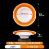 Bol grande de melamina de dos colores para malatang, tazón de fideos con carne de moda en internet, tazón especial para sopa de restaurante de fideos, tazón de combate para restaurante