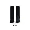 Calcetines de Yoga Profesionales de Cinco Dedos Otoño e Invierno Calcetines Deportivos de Caña Alta Fitness de Interior Antideslizantes Amortiguación Calcetines Largos de Pilates