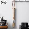 Bincoo cepillo para el cabello de café, molinillo de granos, cepillo de limpieza, limpieza de escritorio italiano, cepillo para el cabello suave, cuerda con gancho, sándalo rojo
