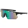 Gafas de Ciclismo Deportivo Transfronterizas, Gafas de Sol Deportivas al Aire Libre de una Pieza Huecas de Colores a Prueba de Viento y Arena, Gafas para Montañismo al Aire Libre