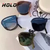 Gafas de Sol Plegables Portátiles Unisex Protección UV400 para Exteriores con Caja de Empaque