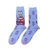 Calcetines de anime para mujer de comercio exterior calcetines de moda calcetines para hombre cuatro estaciones bob esponja hombre calcetines ins calcetines deportivos al por mayor calcetines de tubo