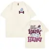 Camiseta Gráfica Divertida Happy Lift para Gimnasio Levantamiento de Pesas Hombres Mujeres Moda Casual Algodón Camiseta Popular