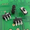 Mini Interruptor Basculante MSS-22D18 Doble Fila Seis Pines Conector para Placa de Circuito Impreso Interruptor Deslizante de Encendido/Apagado Interruptor de Banda de Dos Velocidades