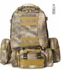 Mochila Multifuncional Combinada de 55L Bolsa Táctica de Montañismo Deportes de Ciclismo Exterior Hombro Campo Impermeable Exterior