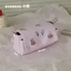 Bolsa de Almacenamiento Multicapa de Gran Capacidad para Primavera Lona Lavable Estilo Lindo Femenino Bolso de Almacenamiento de Nicho para Estudiante Estuche