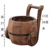 Maceta colgante, Macetero de madera rectangular para valla, Jardinera de madera anticorrosión para verduras, Canaleta para flores, Soporte para flores en barandilla de balcón, Exterior