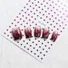 Mini Pegatinas de Uñas con Diseño de Estrella de Amor Pegamento de Correa 3D Estrella de Cinco Puntas Láser Dorado Plateado Rojo Azul Decoraciones de Pegatinas para Uñas