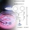Luz LED para Acuario en Forma de Anillo de Ángel, Luz USB de Espectro Completo para Plantas Acuáticas, Forma de Anillo de Ángel de Espectro Completo