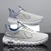 2026 Nuevos Zapatos Casuales de Verano para Hombre Malla Transpirable Flyknit Antideslizantes para Correr Versátiles Suela Gruesa Deportivos Zapatos de Moda