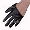 Luvas de performance de moda para senhoras, imitação de couro, casamento, Yan, dança de rua, boate, meia palma, dedo inteiro, equitação, direção, decoração