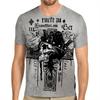 2026 Comércio Exterior Transfronteiriço Amazon Aliexpress Camiseta Casual Personalizada de Gola Redonda com Impressão 3D Roupa Masculina Europeia e Americana