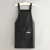 Avental à Prova d'Água e de Óleo em TPU, Sem Lavagem, com Impressão de Logo para Uso na Cozinha e em Casa, Uniforme de Trabalho para Catering Feminino, Vestuário de Trabalho Aquático