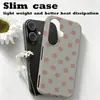 Funda para Teléfono Móvil Iphone18Pm Estilo Coreano Simple y Personalizada con Puntos Negros Funda de Película Ultra Delgada Apple 17Pro