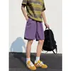 Pantalones Dopamina Americana de Cinco Puntos para Hombres y Mujeres Verano Delgados de Secado Rápido Transpirables Sueltos Casuales Deportivos de Playa Modernos