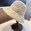 Nubes Oscuras Fragancia Ligera Transpirable Papel Japonés Refinado Sombrero Protector Solar para Mujer Cabeza Grande Wai Moda Sombrero de Pescador