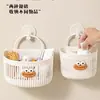 Cesta Colgante Pequeña Multifuncional Baño Baño Basura Toalla Cesta de Almacenamiento Cocina Dormitorio Mesita de Noche Montado en la Pared Nuevo Estilo