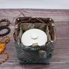 Bolsas Pequeñas Cuadradas de Tela al por Mayor para Fabricantes, Bolsas Pequeñas de Doble Capa con Cuatro Bolsillos para Almacenamiento de Tazas de Té Pequeñas, Bolsas de Regalo para Empaque de Joyería y Bolsas para Manualidades