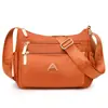 Bolsa de Tecido de Nylon Leve Repelente à Água Bolsa Transversal Casual para o Dia a Dia Novo Estilo Bolsa Simples de Bolinho Bolsa de Ombro Feminina da Moda