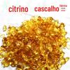 Cascalho de citrino partícula grande decoração de cornucópia cristal sintético esmalte lingote artesanato decoração de casa