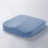 Cojín cuadrado para asiento de espuma viscoelástica con rebote lento, apto para todas las estaciones, para uso en la oficina, conducir y como cojín para asiento de coche o almohadilla para silla