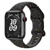 Adequado para Pulseira Apple iWatch Applewatch9/S11/Ultra Watch Fivela Borboleta Pulseira de Silicone Confete