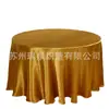 Fornecimento de Toalha de Mesa Redonda Simples Moderna de Cetim Decoração de Casamento Banquete Festa de Aniversário Toalha de Mesa Redonda Toalha de Mesa