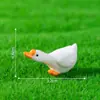 Figurillas de ovejas y gansos lindas en miniatura, adorables accesorios de decoración DIY para paisajismo de jardines, adornos en miniatura