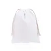Bolsa de lona con cordón al por mayor fábrica empaque almacenamiento algodón cordón regalo en blanco impreso LOGO color