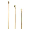 Cuchara Mezcladora de Acero Inoxidable 304 Estilo Japonés para Hogar, Hotel, Restaurante, Cuchara de Postre para Café de Mango Largo, Cuchara para Cócteles, Cuchara para Hielo, Vajilla