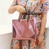 Sacolas à Prova d'Água Espessas para Lojas de Roupas, Feitas Sob Medida para Roupas, Sacolas Plásticas de Presente com Cristal de Moda a Laser, Embalagens Pequenas
