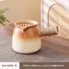 Tetera para estufa hogar exterior estufa de carbón olla caliente estufa de carbón de arcilla barbacoa cerámica olla para tostar leche olla para hervir té olla de cerámica