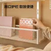 Estante de almacenamiento sobre la cama, solución de almacenamiento para dormitorio, montado en la pared, no requiere taladro, para modificación de litera de dormitorio, cesta colgante de mesita de noche