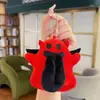 Lindo llavero de cordero de peluche, muñeco de peluche, colgante para bolso de pareja, juguete de máquina de peluches, accesorio de regalo