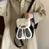 Mochila de Niña Conejito de Dibujos Animados Linda Mochila Pequeña con Cordón Peluda Nuevo Estilo 2026 Mochila para Mujer con Bola de Pelo