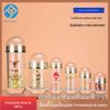 Ponto transparente produto para saúde garrafa vitamina Cordyceps garrafa alimento saudável cápsula mole embalagem de sub-engarrafamento material