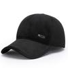 Chapéu para homens de meia-idade e idosos, chapéu de outono e inverno para o pai, boné de beisebol para velho, boné casual quente para o avô ao ar livre para o velho